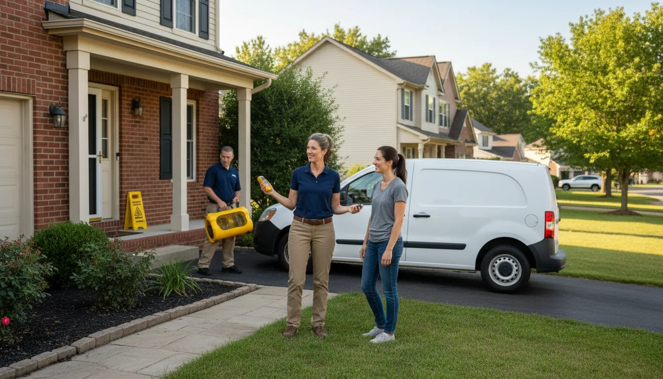 Residential water damage restoration in Staples, MN